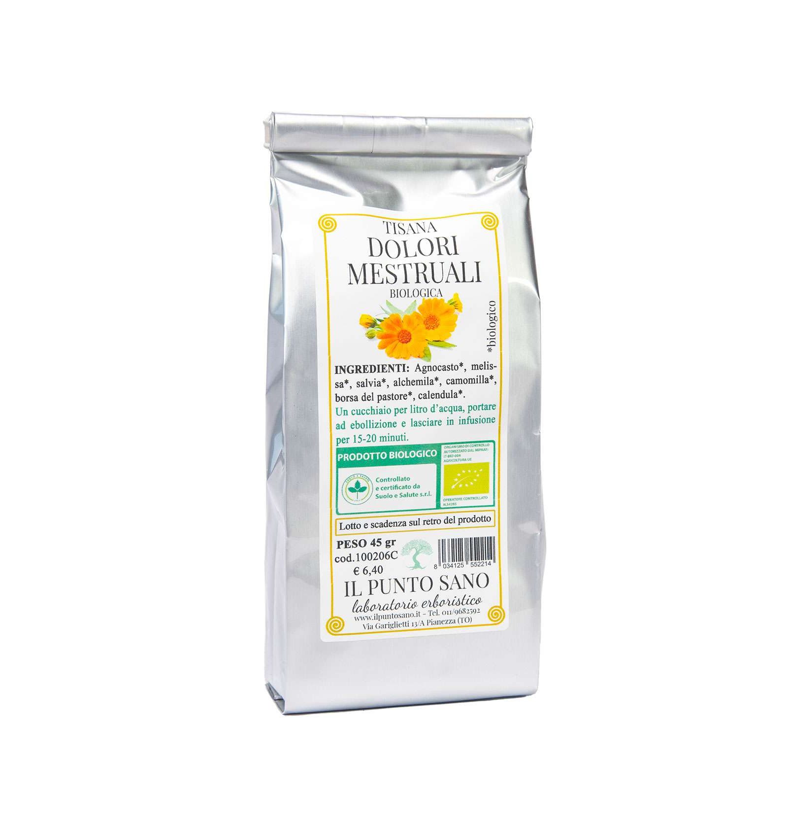 Tisana Dolori Mestruali: Sollievo Naturale Immagine di una tisana chiamata Tisana Dolori Mestruali