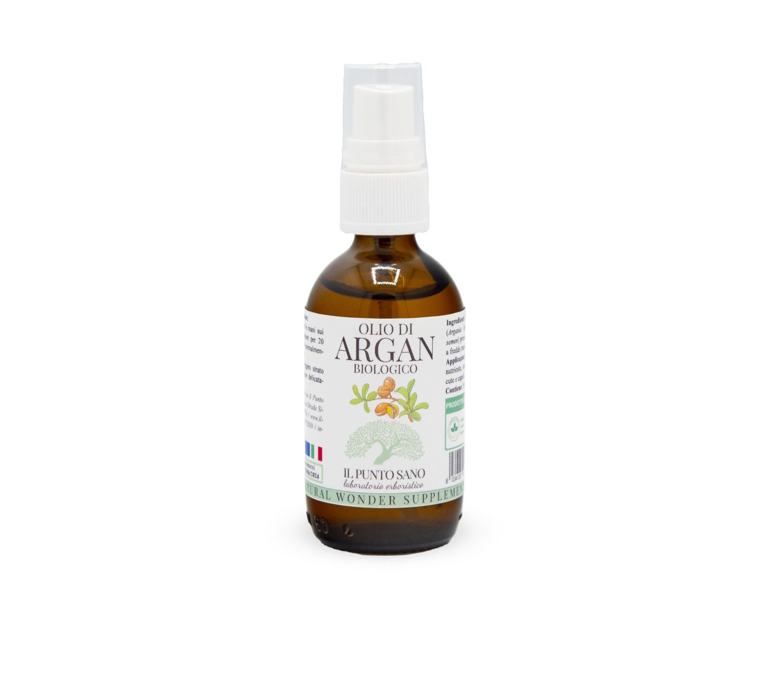 Olio di Argan Biologico Puro Spremuto a Freddo - Il Punto Sano Olio di Argan biologico puro al 100% de Il Punto Sano, trattamento naturale anti-age per il viso, nutriente per capelli secchi e rinforzante per unghie.