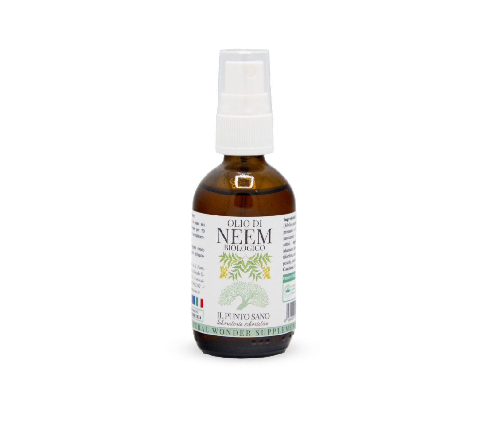 Olio di Neem Biologico Puro Spremuto a Freddo - Il Punto Sano Olio di Neem biologico de Il Punto Sano, antibatterico e antifungino naturale per acne, micosi, psoriasi e come repellente naturale per insetti.