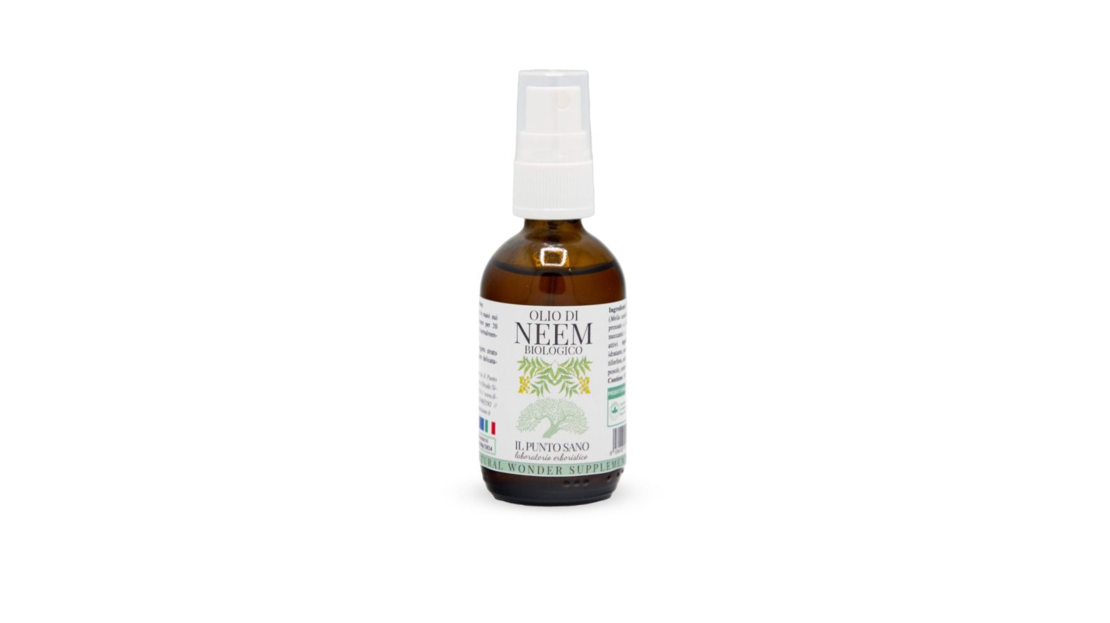 Olio di Neem Biologico Puro Spremuto a Freddo - Il Punto Sano Olio di Neem biologico de Il Punto Sano, antibatterico e antifungino naturale per acne, micosi, psoriasi e come repellente naturale per insetti.