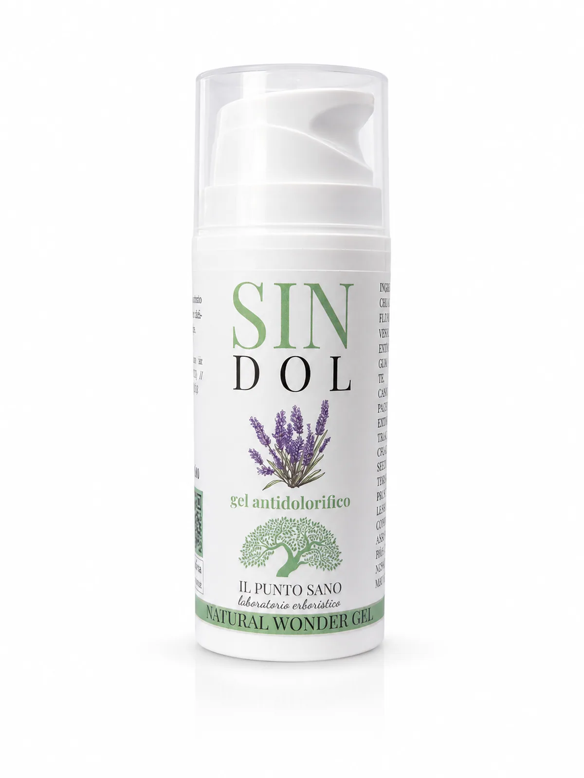 Sin Dol – Gel antidolorifico naturale per massaggio localizzato Sin Dol Il Punto Sano, gel antidolorifico ad uso esterno con lavanda, formulato per il massaggio localizzato e il supporto al benessere di muscoli e articolazioni