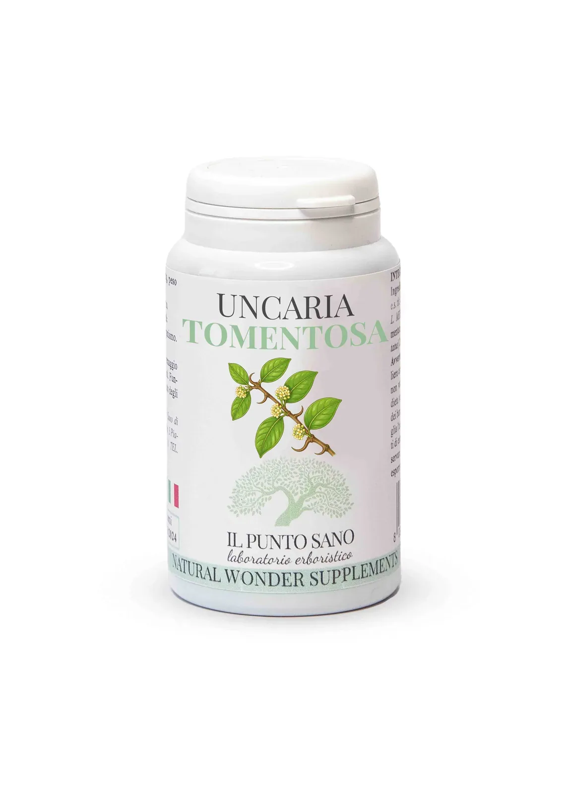 Uncaria Tomentosa – Integratore per naturali difese e funzionalità articolare Uncaria Tomentosa Il Punto Sano, integratore alimentare in capsule a base di uncaria, pianta officinale tradizionalmente utilizzata per supportare le naturali difese dell’organismo e la funzionalità articolare
