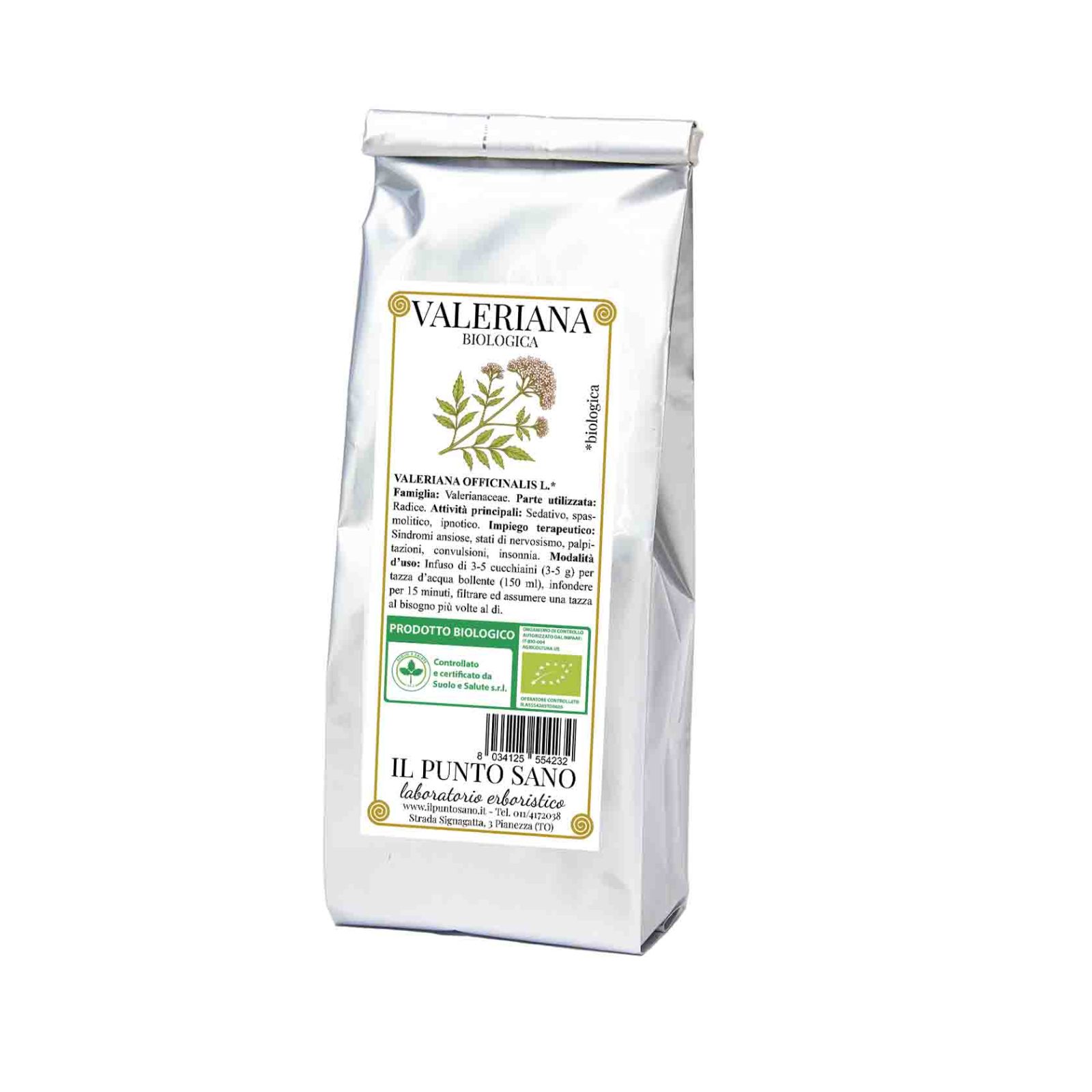 Valeriana Biologica per il Sonno e il Rilassamento - Il Punto Sano Radice di Valeriana bio de Il Punto Sano, integratore naturale efficace per insonnia, ansia e rilassamento del sistema nervoso.