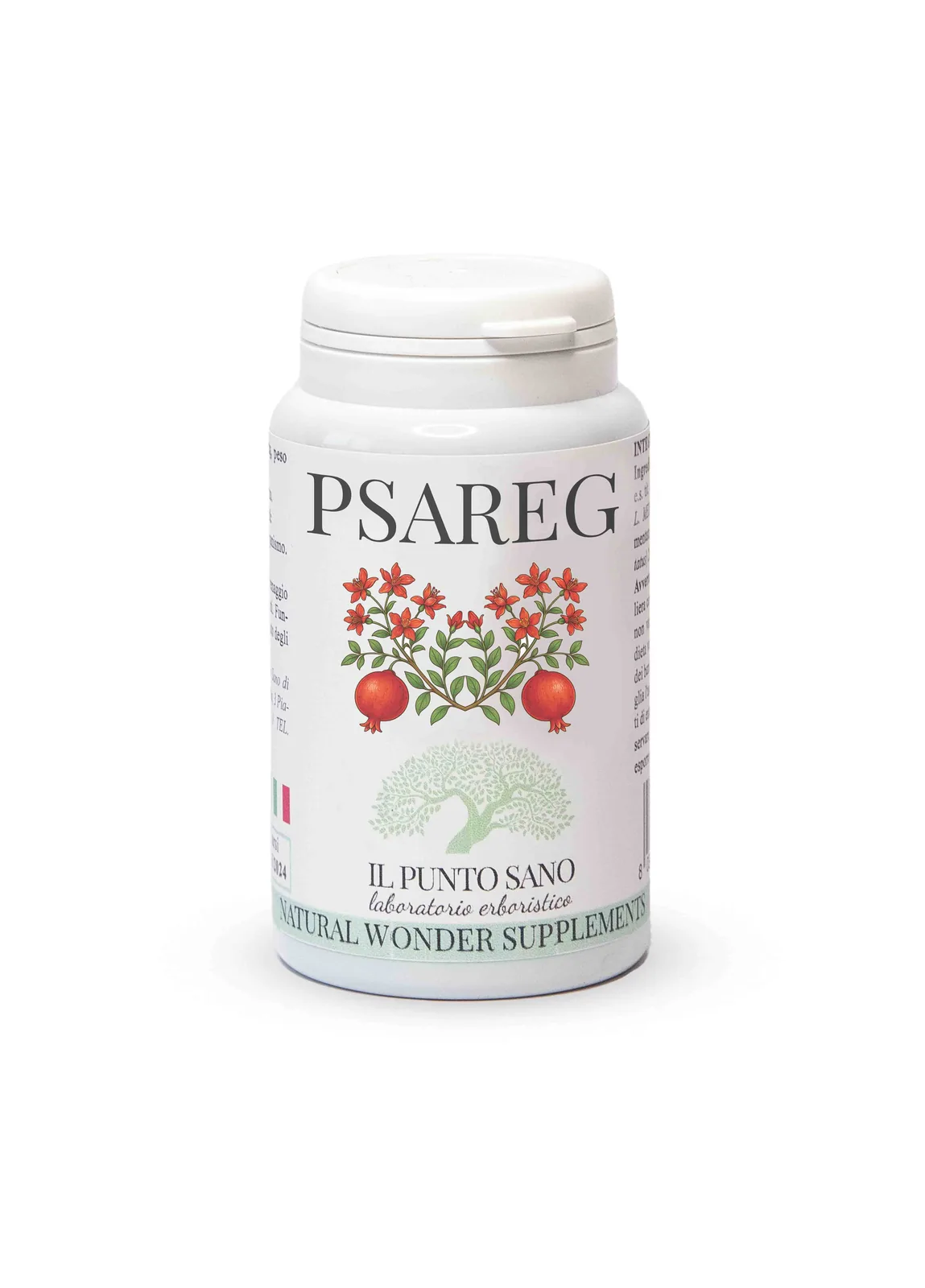 PSAREG – Integratore per benessere prostatico e maschile PSAREG Il Punto Sano, integratore alimentare in capsule formulato per supportare il benessere della prostata, l’equilibrio fisiologico maschile e il benessere delle vie urinarie